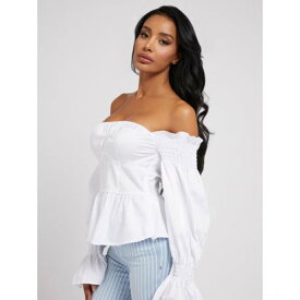 ゲス GUESS Mattie Off-Shoulder Top （G011） シャツ ブラウス レディース