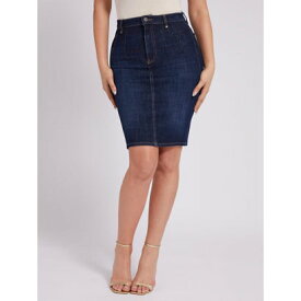 ゲス GUESS Britt Longuette Denim Skirt （BEZI）