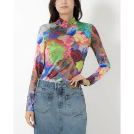 デシグアル Desigual 花柄 スリムTシャツ （マルチ）