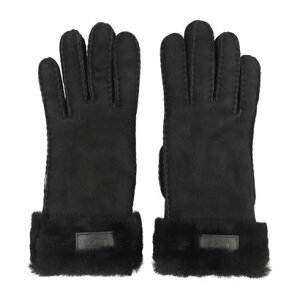 �A�O UGG W TURN CUFF GLOVE �iBLACK�j