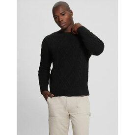 ゲス GUESS Eco Cable-Knit Sweater （JBLK）