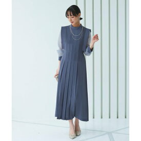 ルイルエブティック RUIRUE BOUTIQUE 【オケージョンドレス/結婚式】シアースリーブプリーツロングワンピース 披露宴 二次会 お呼ばれ フォーマル パーティードレス ロング丈 長袖 体型カバー