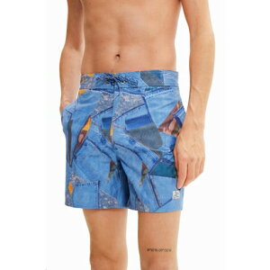 �f�V�O�A�� Desigual ALEX �{�[�h�V���[�g�y�ԕi�s���i�z �i�u���[�j
