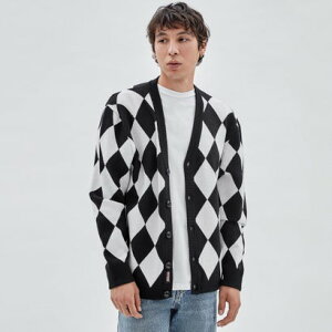 �Q�X GUESS GUESS Originals Diamond Knit Cardigan �iJTMU�j �g�b�v�X �J�[�f�B�K��/�{����
