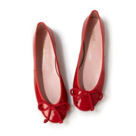 プリティ・バレリーナ Pretty Ballerinas ROSARIO wrinklepatent（ロザリオ ウィンクルパテント）バレエシューズ （ROJO）