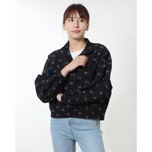 ナイキ NIKE レディース ウインドフルジップ ナイキ ウィメンズ NSW エア AOP MOD クロップ ウーブン ジャケット DV8067010 (ブラック)