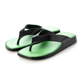 メリッサ melissa MELISSA BRAVE FLIP FLOP AD （BLACK/GREEN）