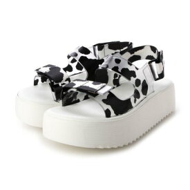 メリッサ melissa MELISSA BRAVE PAPETE PLATFORM AD （WHITE/CLEAR/BLACK）