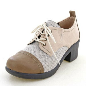 バイアシナガオジサン by あしながおじさん 春の新色が登場!大人気の定番レースアップシューズ (ベージュ)