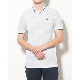 アディダス adidas メンズ ゴルフ 半袖シャツ PRIMKNIT サイドシームレス 半袖ポロシャツ HT0072 （ホワイト）