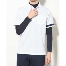 イグニオ IGNIO メンズ ゴルフ セットシャツ アイクールプリントセットシャツ IG-1L1083B-C2P （ホワイト）