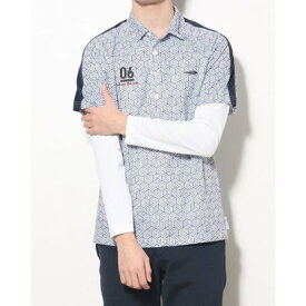 ティゴラ TIGORA メンズ ゴルフ セットシャツ 遮熱キューブプリントポロセットシャツ TR-1L1113P2P （カラーなし）