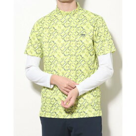ティゴラ TIGORA メンズ ゴルフ セットシャツ 遮熱ライン&ドット幾何学Pモックセットシャツ TR-1L1103H2P （カラーなし）