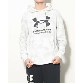 アンダーアーマー UNDER ARMOUR メンズ スウェットパーカー UA RIVAL TERRY NOVELTY HD 1377185 （White / Halo Gray / Black）