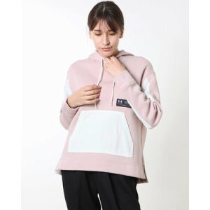A_[A[}[ UNDER ARMOUR fB[X XEFbgp[J[ UA COTTON FLEECE HOODIE 1378626 iDash Pink / /j