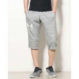 アンダーアーマー UNDER ARMOUR メンズ スウェットクォーターパンツ UA RIVAL TERRY 3/4 PANTS 1378384 （Onyx White / /）