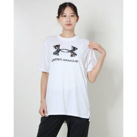 アンダーアーマー UNDER ARMOUR レディース 半袖機能Tシャツ UA TECH OVERSIZE TEE 1378305 （White / /）