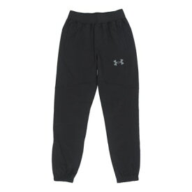 アンダーアーマー UNDER ARMOUR ジュニア ウインドパンツ UA Stretch Woven Pants 1375738 （Black / Black / Pitch Gray）