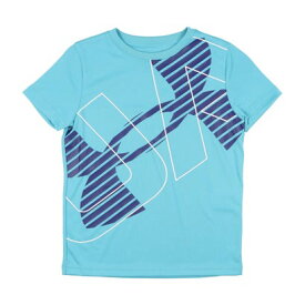 アンダーアーマー UNDER ARMOUR ジュニア 半袖機能Tシャツ UA TECH SUPER BIG LOGO SS 1378273 （Glacier Blue / / Sonar Blue）