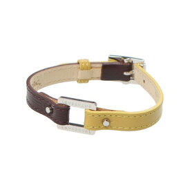 ロンシャン LONGCHAMP Twotone Bracelet （Rouge/Argent）