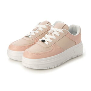 アタガール attagirl 厚底ローカットスニーカー (ピンクスムース)