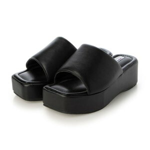 アタガール attagirl 厚底ミュールサンダル (ブラックスムース)