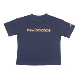 ニューバランス New Balance ジュニア 半袖Tシャツ リニアロゴルーズフィットショートスリーブ ABT35050 （NB NAVY TOBACCO）