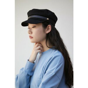 CONTRAST TWILL CASQUETTE BLK