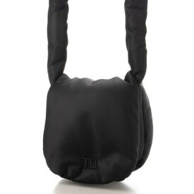 マリメッコ marimekko Padded Round Crossbody Bag （Black）