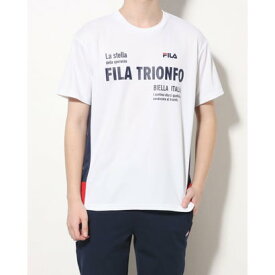 フィラ FILA メンズ 半袖機能Tシャツ 冷感メッシュTシャツ FL-9A10033TS （ホワイト）
