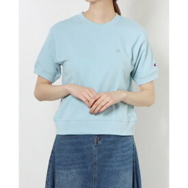 チャンピオン Champion レディース 半袖Tシャツ SHORT SLEEVE SWEATSHIRT_ CW-X011 （LIGHT BLUE）