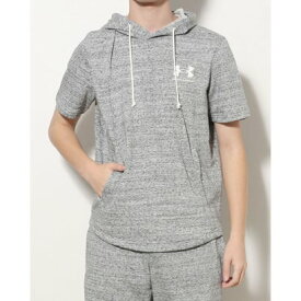 アンダーアーマー UNDER ARMOUR メンズ スウェットパーカー UA RIVAL TERRY LC SS HD 1370396 （Onyx White / / Onyx White）