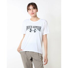 アンダーアーマー UNDER ARMOUR レディース 半袖機能Tシャツ UA TECH BOX GRAPHIC TEE 1378309 （White / /）