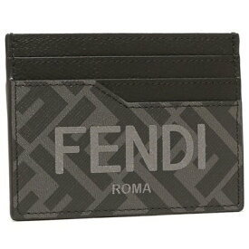 フェンディ FENDI カードケース ロゴ ブラック メンズ FENDI 7M0333 AJJ5 F0GXN （マルチカラー）