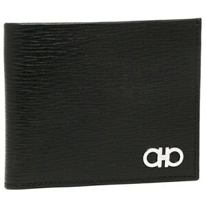 フェラガモ FERRAGAMO 財布 二つ折り財布 メンズ FERRAGAMO 66A065 0685986 007 ブラック レッド 一粒万倍日 (ブラック)