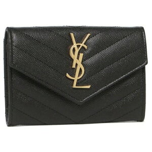 T[ SAINT LAURENT J[hP[X fB[X mO ENVELOPE CARD HOLDER WALLET z SAINT LAURENT PARIS 414404BOW01 1000 iubNj