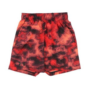 A_[A[}[ UNDER ARMOUR WjA V[c UA Woven Printed Shorts 1377263 iBlack / After Burn / Blackj