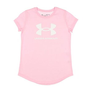 A_[A[}[ UNDER ARMOUR WjA @\TVc UA SPORTSTYLE LOGO SS 1361182 iPink Sugar / / Whitej