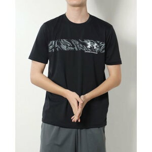 A_[A[}[ UNDER ARMOUR Y @\TVc UA TECH SHORT SLEEVE GRAPHIC 1378363 iBlack / Steel /j