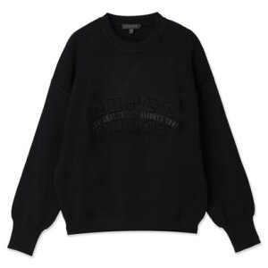 �Q�X GUESS Logo Odette Sweater �iJBLK�j �j�b�g �Z�[�^�[ ���f�B�[�X