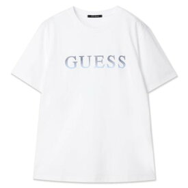 ゲス GUESS Logo Tee （WHT）