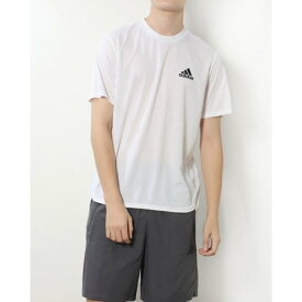 アディダス adidas メンズ 半袖機能Tシャツ AEROREADY_デザインド フォー ムーブメント 半袖Tシャツ HF7215 （ホワイト）