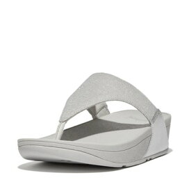 フィットフロップ fitflop LULU SHIMMERLUX TOE-POST SANDALS （Silver）