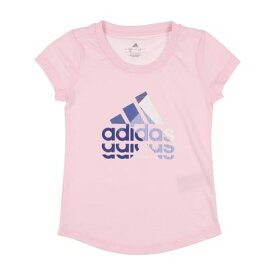 アディダス adidas ジュニア 半袖Tシャツ YG BL グラフィック Tシャツ IB9147 （クリアピンク）