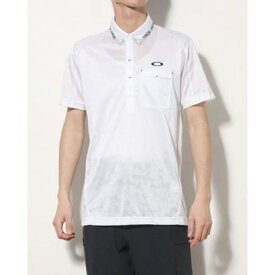 オークリー OAKLEY メンズ ゴルフ 半袖シャツ OAKLEY DIGI MOSAIC JQ SHIRT FOA405152 （WHITE）