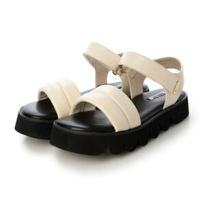 アタガール attagirl 厚底パデットベルトサンダル (アイボリースムース)