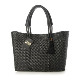 ウーヴン WOVEN ウーヴン WOVEN メルカドバッグ かごバッグ （BLACK）