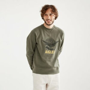 �G�[�O�� AIGLE �N���[�l�b�N�X�E�F�b�g �i���X�O���[���j