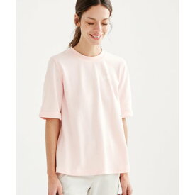 エーグル AIGLE クルーネックロゴTシャツ （ピンク）