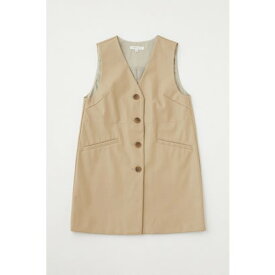 マウジー MOUSSY BUTTON FRONT F/L VEST （ライトベージュ）